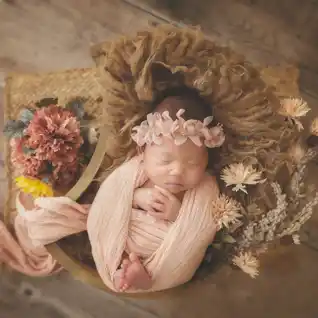 おくるみポーズ1