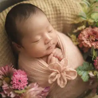 おくるみポーズ3