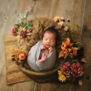 おくるみポーズ4