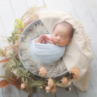 おくるみポーズ5