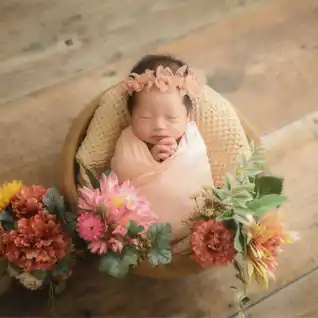 おくるみポーズ8