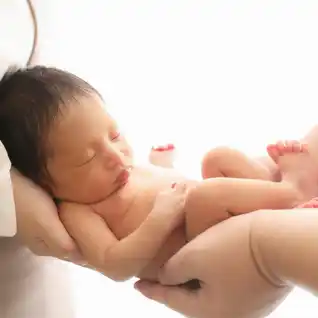 手の上のポーズ7