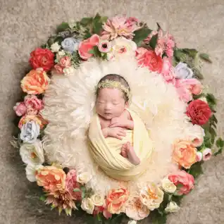 おくるみポーズ9