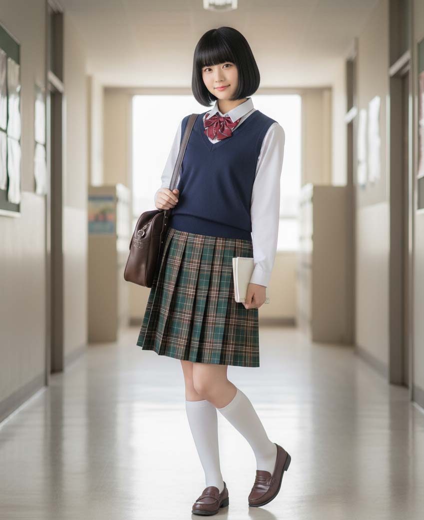 制服アイテムの展示