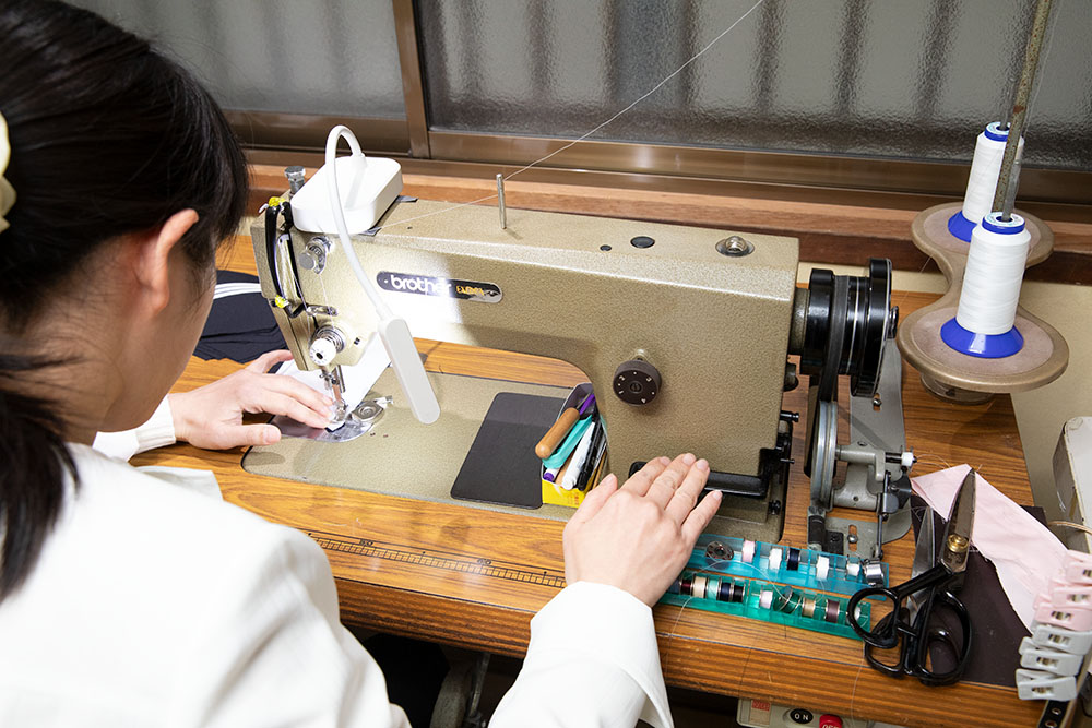 縫製工場の様子