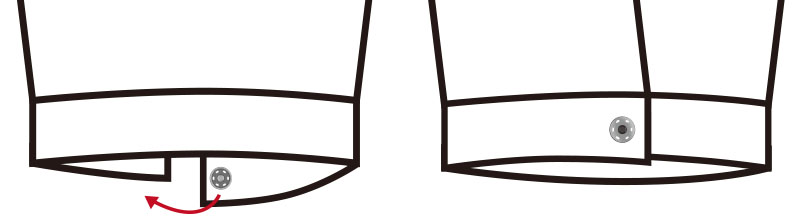 カフスの取り付け方法手順2